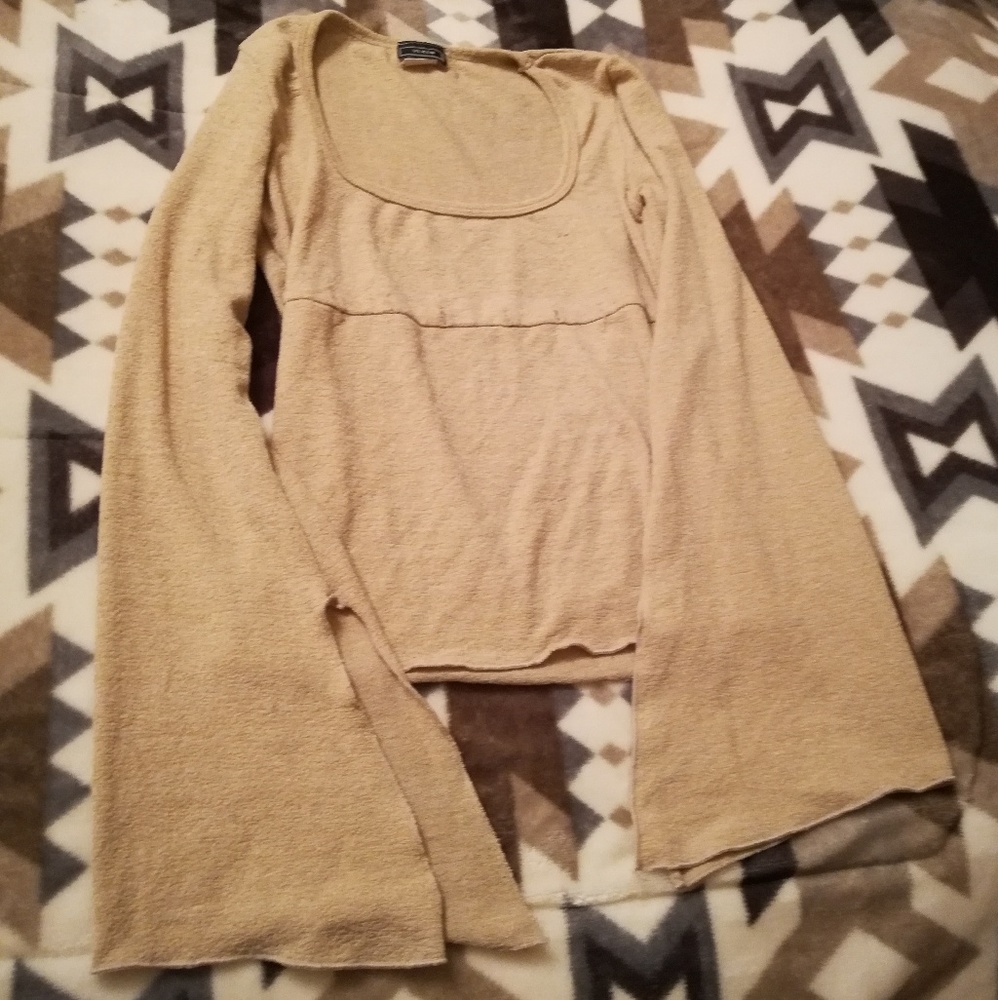 Tan shirt